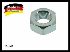 10x Mutter M7 Sechskant