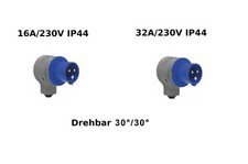 Camping Winkel-Stecker CEE