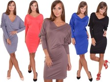 Damen Kleid Mini-Kleid mit