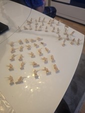 Imex-Plastikfiguren  / Alamo Defenders im Maßstab 1:72. Vintage / 50 Stück 