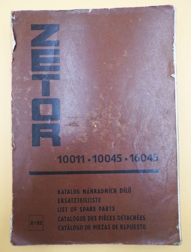 Ersatzteilliste zetor 10011 - ersatzteilliste,