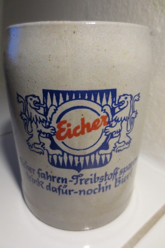 Alter bierkrug eicher traktor - eicher,