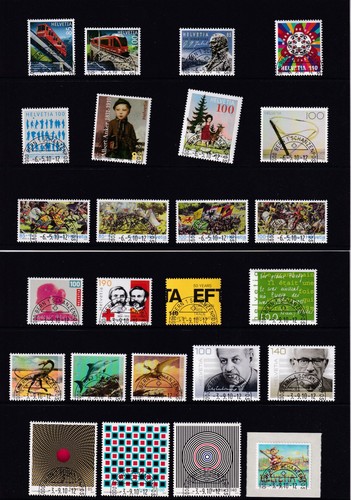 Briefmarken schweiz helvetia - briefmarken,