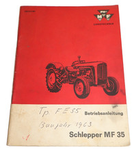Original Massey Ferguson Betriebsanleitung Schlepper MF 35