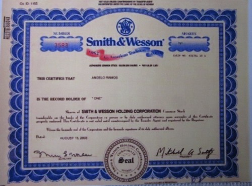 Smith wesson aktie blau - wesson-,