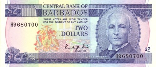 Barbados 1986 neuer dollar - neuer,