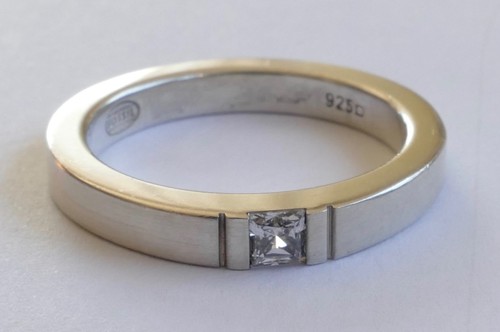 Fossil solitär ring - solitär,