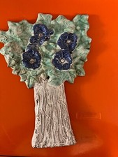 Wanddeko Baum Keramik handgefertigt