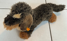 Steiff Rauhaardackel Raudi 415140 Stofftier Plüsch Hund Kuscheltier mit Halsband
