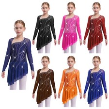 Mädchen Ballettkleid Langarm
