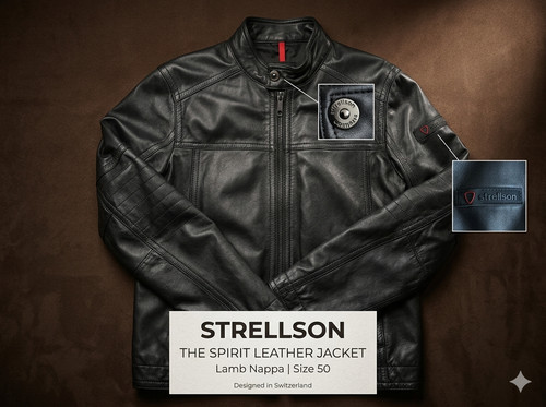 Strellson lederjacke spirit - lederjacke,