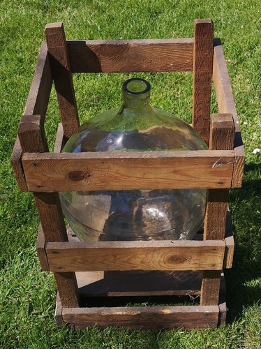 Weinballon mit - l),