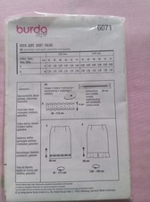 Rock Burda Schnittmuster 6071   34-44