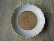Fürstenberg - kleiner porzellan Teller  Motiv "  Doppeldukat 1707 "