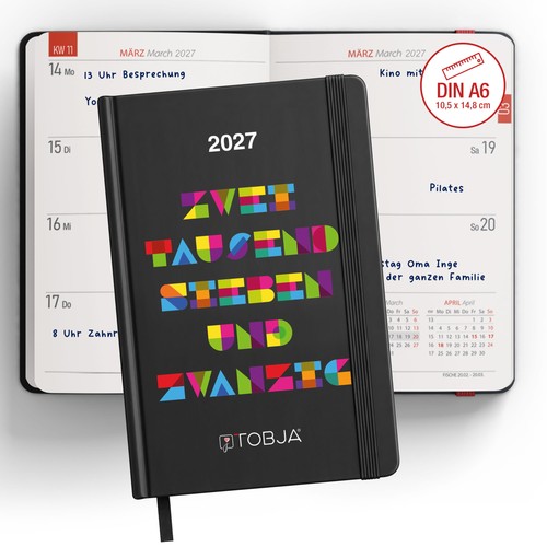 Taschenkalender 2027 mosaik - taschenkalender, a6