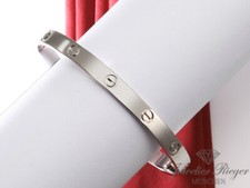 Cartier Armreif Love Weissgold