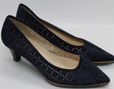 Gadea Pumps Handgemacht, Größe 41, wie neu blau Leder AF