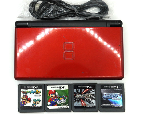 Nintendo lite crimson black - ds,