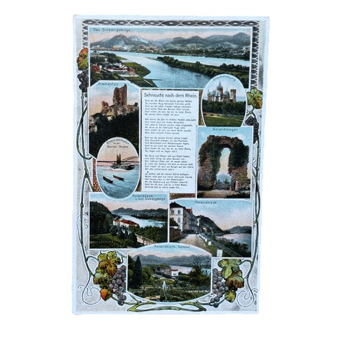 Postkarte rhein - ak,