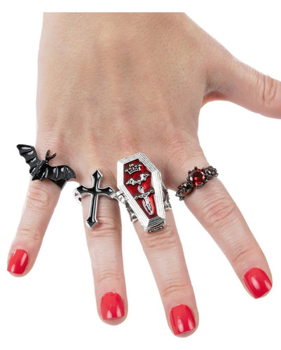 Gothic vampir ringe - vampir, st.
