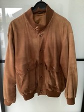 Herrenlederblouson Ziegenleder Gr. 50 Cognac