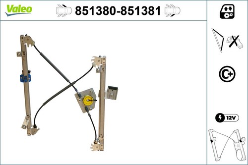 Valeo fensterheber 851380 für - valeo,