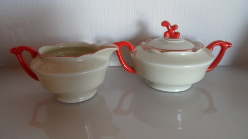 Art deco milch und - und, zucker