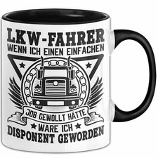 Trucker Tasse Geschenk Für Berufskraftfahrer Lkw Fahrer Wenn Ich Einen Einfachen