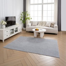 Teppich Einfarbig Flauschiger