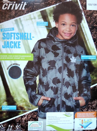 Jungen softshelljacke mit - jungen,
