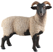 Norfolk Schafornament Gartenharz Statue Wohnkultur Figur groß 43x47cm