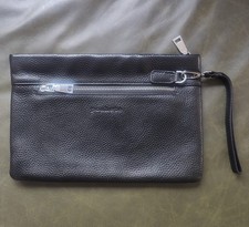 Herren Tasche Clutch Leider Original Poshete !!! -Dokumenten Geld Handy Karten.