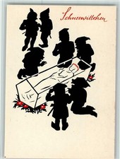 12109227 - Schneewittschen - Maerchen AK Scherenschnitt