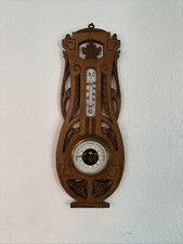 Antikes Wandbarometer Holz