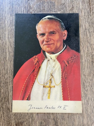 Papst johannes paul karte - papst,