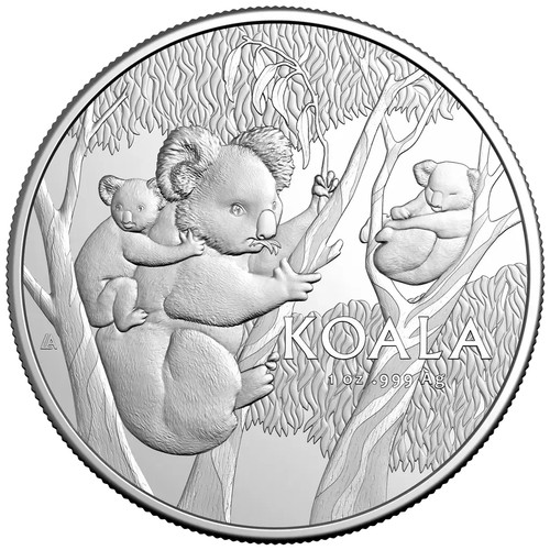 Silbermünze koala 2026 - koala,