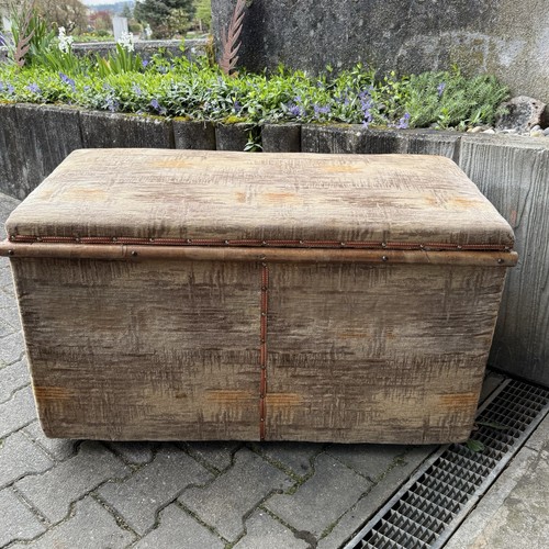 Alte holztruhe sitztruhe mit - holztruhe,