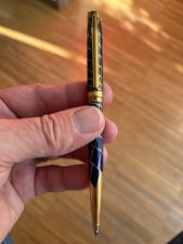 ELYSEE PARTHENON LAQUE TRAJAN BLUE BALLPOINT PEN