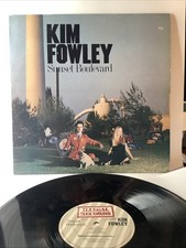 Kim Fowley - Sunset Boulevard 1978 Illegal Records LP Vinyl EX Cover VG+ glam