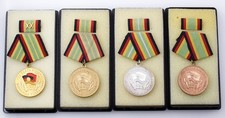Satz MEDAILLE TREUE DIENSTE NVA Gold XX Silber Bronze Volksarmee NVA MfS Stasi