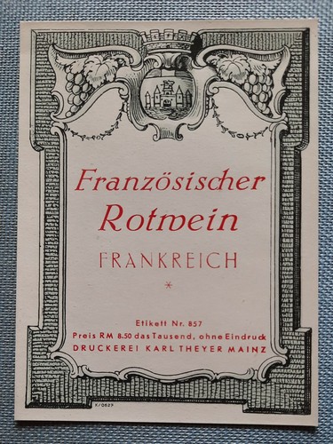 Altes flaschenetikett etikett - altes,