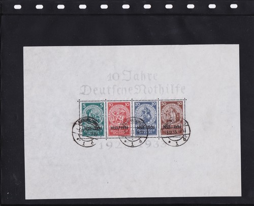 Deutsches reich block - block, 2