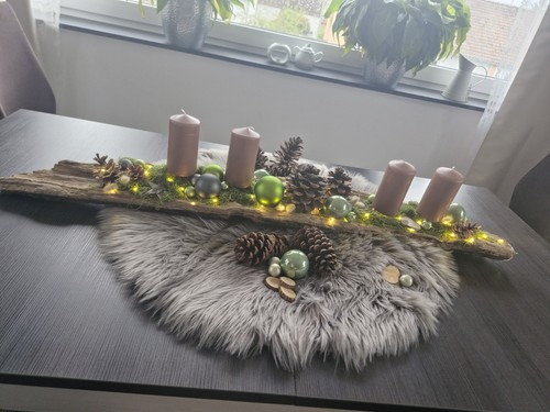 Adventskranz künstlich - adventskranz,