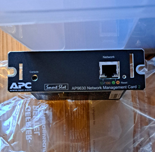 Apc ap9630 smartslot - smartslot, network