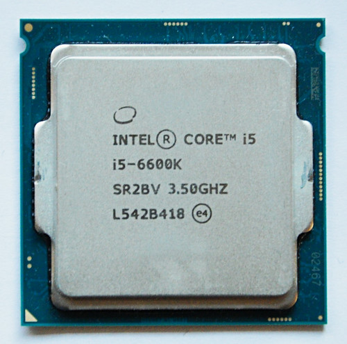 Intel core 6600k - core, cpu