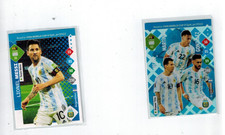 Panini Road to Qatar World Cup 2022  Nr.36 und 42 Lionel Messi Martinez Gonzalez