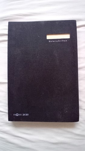 Unterschriftenmappe