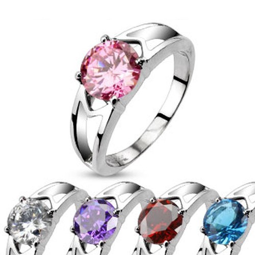 Damen edelstahl ring - edelstahl,