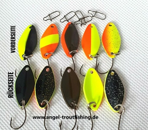 G trout spoon set - uv, 1,9