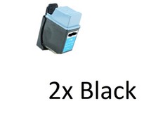 2 BlacK Druckerpatronen Refill